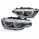 PHARES NOIRS FULL LED 3D BMW SERIE 3 F30 F31 2011-2015 (06298)