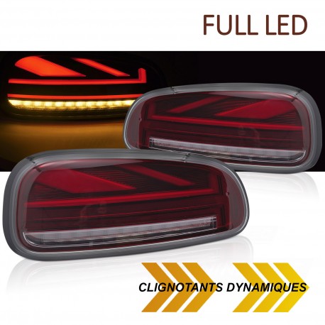 FEUX ARRIERES ROUGES LED CLIGNOTANTS DYNAMIQUES MINI COOPER F54 CLUBMAN (06302)