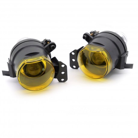 FEUX DE BROUILLARD NOIRS BMW E46 E90 E91 E60 E61 E63 E64 X3 (06306)