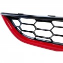 CALANDRE SPORT BORDURE ROUGE LOOK ST FORD FIESTA 2013-2017 (06314)