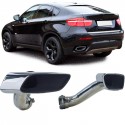 2 SORTIES ECHAPPEMENT CHROM SPORT PACK M POUR BMW X6 E71 30d 40d (06317)