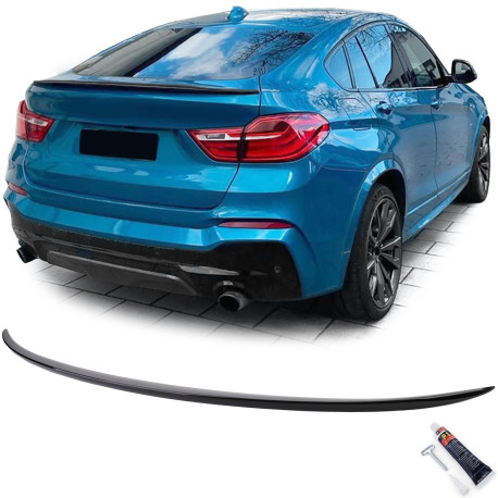 SPOILER BECQUET SPORT DE COFFRE NOIR BRILLANT BMW X4 F26 (06318)