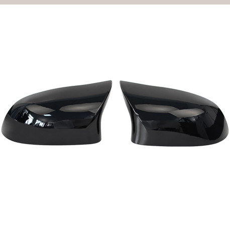 COQUES DE RETROVISEURS NOIRES BRILLANTES BMW X3 X4 X5 X6 (06319)