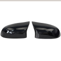 COQUES DE RETROVISEURS NOIRES BRILLANTES BMW X3 X4 X5 X6 (06319)