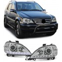 DEVIL EYES TUNING CHROM POUR MERCEDES ML W163 02-05 (00477)
