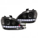 PHARES NOIRS FEUX BANDES LED DEVIL EYES MERCEDES ML W163 1998-2001 (03248)