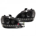 PHARES NOIRS FEUX BANDES LED DEVIL EYES MERCEDES ML W163 1998-2001 (03248)