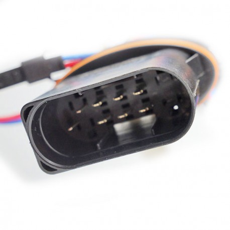 FEUX PHARES AVANTS NOIRS DE JOUR LED MERCEDES CLASSE C W205 2014-2018 (06062)