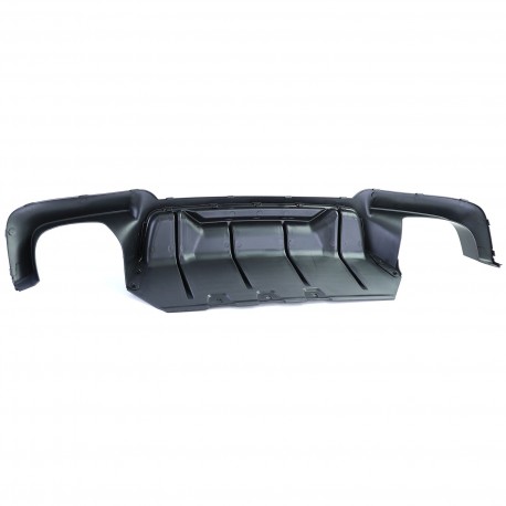 DIFFUSEUR SPORT DUPLEX AVEC SORTIE FACTICE NOIR BMW SERIE 5 F10 F11 520 523 525 528 530 (06326)