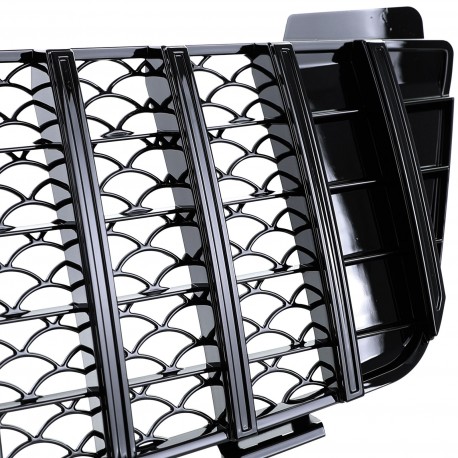 CALANDRE GRILLE PANAMERICANA LIGNE AMG GT-R FULL BLACK MERCEDES ML W164 PH1 2005-2008 (05703)