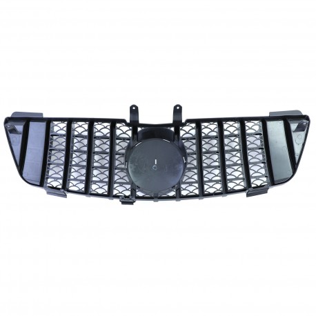 CALANDRE GRILLE PANAMERICANA LIGNE AMG GT-R FULL BLACK MERCEDES ML W164 PH1 2005-2008 (05703)