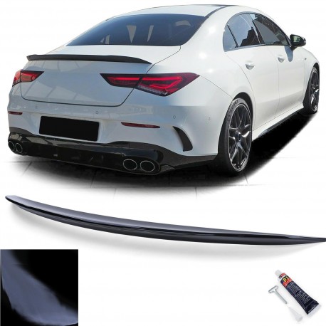 BECQUET SPOILER COFFRE SPORT NOIR BRILLANT MERCEDES CLA C118 (06335)