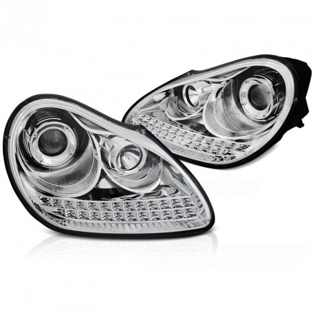 PHARES XENON FEUX CLIGNOTANTS LED PORSCHE CAYENNE 2002-2007 (06337)