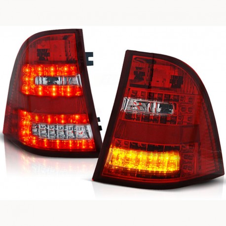 FEUX LED ROUGE / CRISTAL POUR MERCEDES ML W163 98-05 (03439)