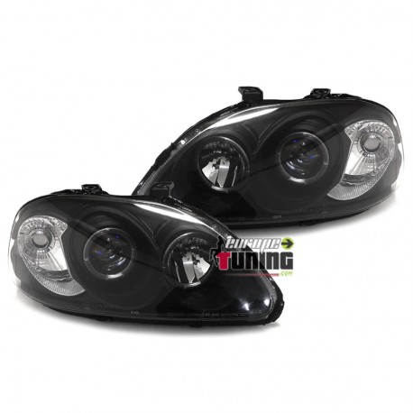 PHARES ANGEL EYES NOIRS HONDA CIVIC PH2 (10765)