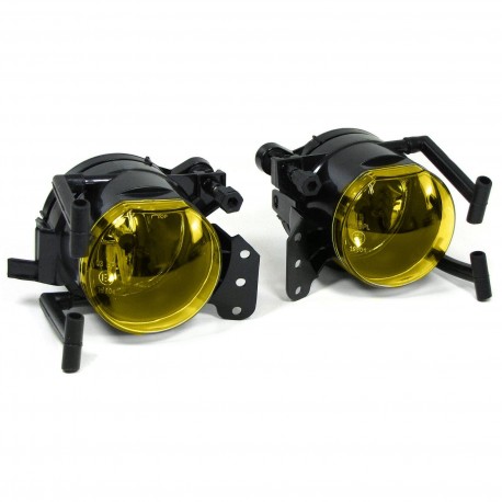 FEUX DE BROUILLARD NOIRS BMW E46 E90 E91 E60 E61 E63 E64 X3 (06306)