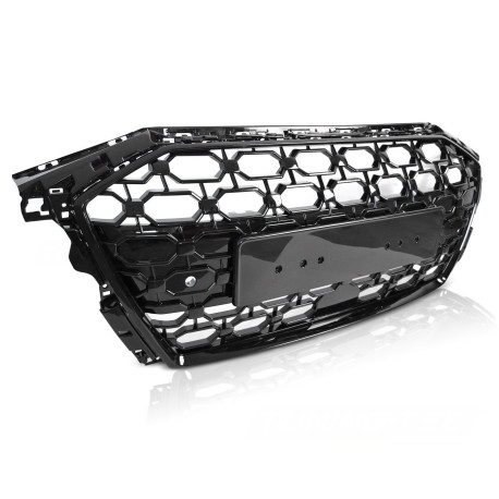 CALANDRE SPORT NOIRE LIGNE RS3 AUDI A3 8Y 2020-2024 (06355)