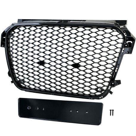 CALANDRE SPORT NOIRE LIGNE RS AUDI A1 8X 2010-2014 (06357)