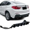 DIFFUSEUR SPORT PERFORMANCE NOIR BRILLANT BMW X4 F26 2014-2018 (06359)