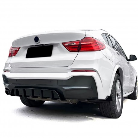 DIFFUSEUR SPORT PERFORMANCE NOIR BRILLANT BMW X4 F26 2014-2018 (06359)