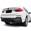 DIFFUSEUR SPORT PERFORMANCE NOIR BRILLANT BMW X4 F26 2014-2018 (06359)