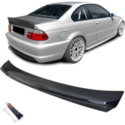 BECQUET SPOILER DE COFFRE SPORT LOOK CARBONE BMW SERIE 3 E46 COUPE (06366)