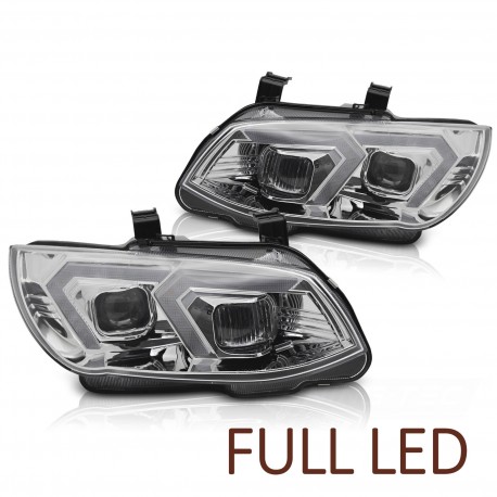 PHARES NOIRS FEUX DE JOUR LED BAR BMW SERIE 3 E92 E93 XENON SANS ASF 2010-2013 (06291)