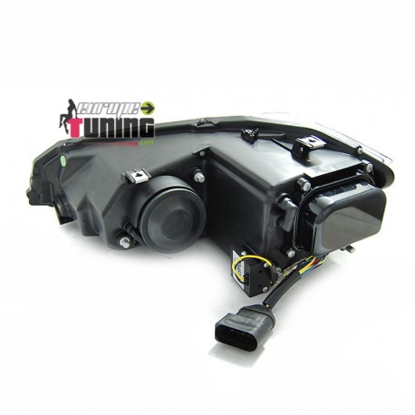 PHARES NOIRS FEUX CLIGNOTANTS SEQUENTIELS VW POLO 6 AW 2G 2017-2021 (05747)
