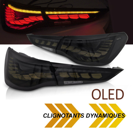 FEUX ROUGES FUMES OLED BMW SERIE 4 G22 G23 2020-  (06381)