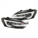 PHARES FEUX DE JOUR ET CLIGNOTANTS LED DYNAMIQUES VW VOLKSWAGEN POLO V 2009-2017 (06249)