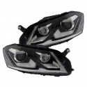 PHARES DEVIL EYES ET LEDS PASSAT APRES 2010 NOIRS (035529)