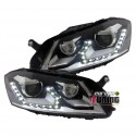 PHARES DEVIL EYES ET LEDS PASSAT APRES 2010 NOIRS (035529)