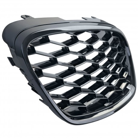 CALANDRE SPORT NOIRE BRILLANTE LOOK CUPRA R SEAT LEON II 1P 2009-2013 (06388)