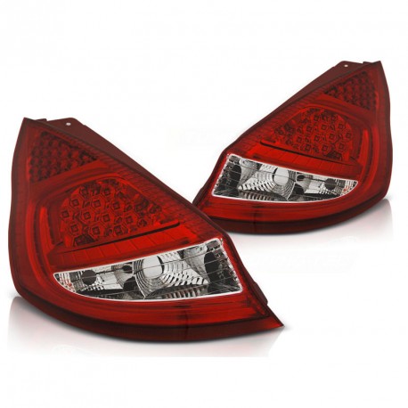 FEUX LED ROUGES CLAIRS FORD FIESTA HATCHBACK 2008-2012 (Z06390)