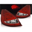 FEUX LED ROUGES CLAIRS FORD FIESTA HATCHBACK 2008-2012 (Z06390)