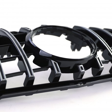 CALANDRE PANAMERICANA AMG GTR NOIR CHROMEE MERCEDES GLK 204 PH1 2008-2012 (Z06393)