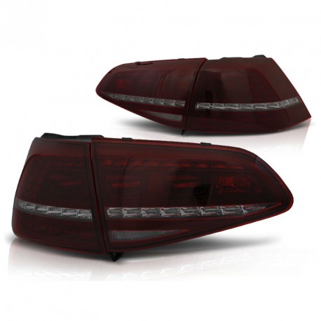 FEUX ROUGES NOIRS CLIGNOTANTS LED DYNAMIQUES VW GOLF 7 PH1 2012-2017 (06397)