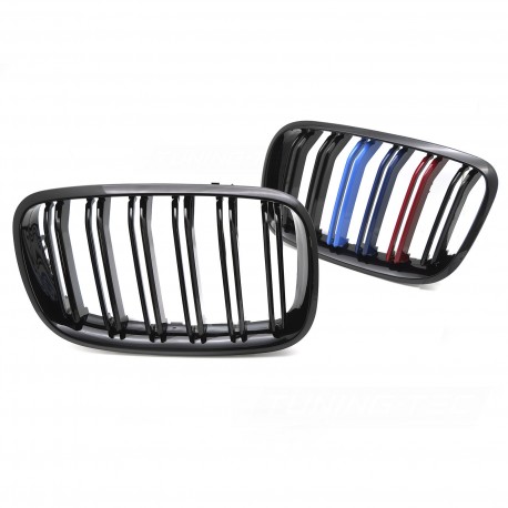 CALANDRE TRICOLOR MOTORSPORT BMW X5 E70 X6 E71 2007-2014 (06402)