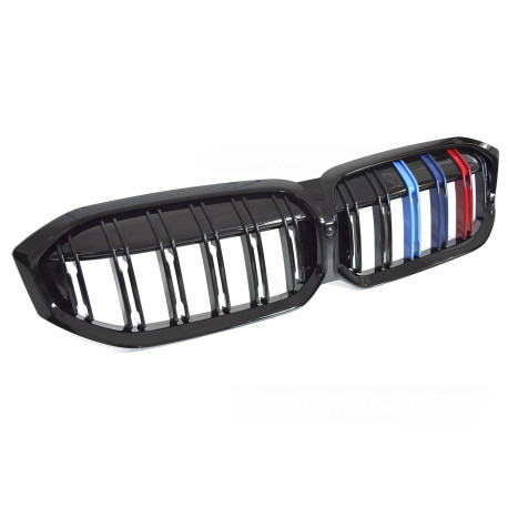 CALANDRE TRICOLOR MOTORSPORT BMW SERIE 3 G20 G21 LCI 2022 -  (06406)