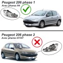 PHARES TUNING ANGEL EYES CHROM PEUGEOT 206 (11045)