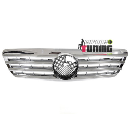CALANDRE CHROME SPORT LIGNE CL MERCEDES CLASSE S W220 1998-2002 (06420)