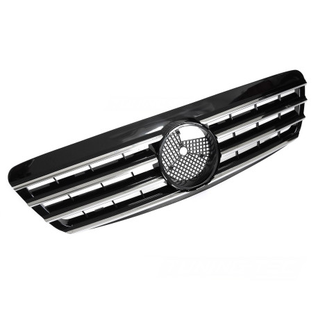 CALANDRE NOIRE CHROME SPORT LIGNE CL MERCEDES CLASSE S W220 1998-2002 (06421)