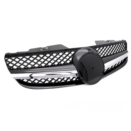 CALANDRE SPORT NOIRE ET CHROME MERCEDES SL R230 2006-2008 (06423)