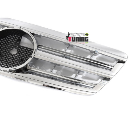 CALANDRE CHROME SPORT LIGNE CL MERCEDES CLASSE S W220 2002-2005 (06428)