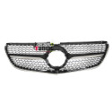 CALANDRE GRILLE DIAMANT NOIRE ET CHROME LIGNE GT-R MERCEDES CLASSE V 2014-2019 (06429)