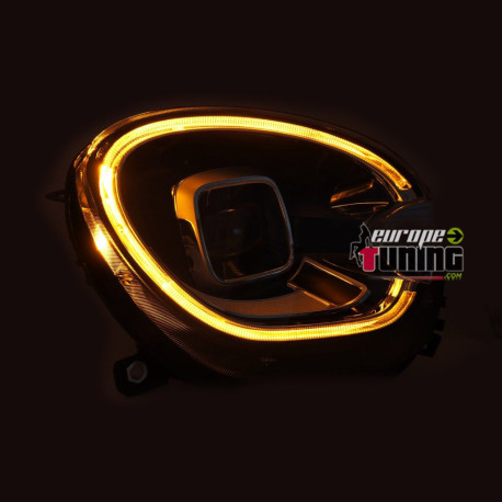 PHARES CONVERSION FULL LED FEUX DE JOUR BMW MINI COOPER R60 COUNTRYMAN 2010-2016 (06431)