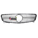 CALANDRE GRILLE DIAMANT SILVER CHROME LIGNE GT-R MERCEDES CLASSE A W176 2015-2018 (06434)