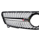 CALANDRE GRILLE DIAMANT SILVER CHROME LIGNE GT-R MERCEDES CLASSE A W176 2015-2018 (06434)