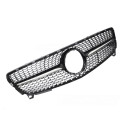 CALANDRE GRILLE DIAMANT SILVER CHROME LIGNE GT-R MERCEDES CLASSE A W176 2015-2018 (06434)