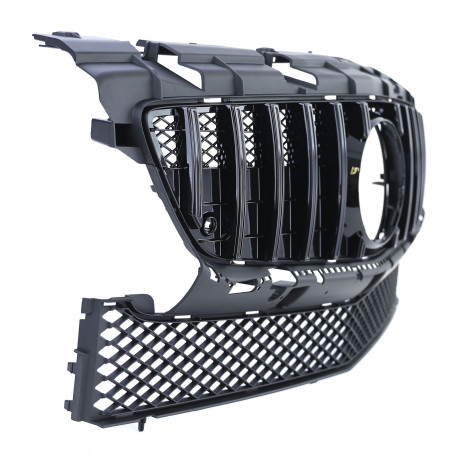 CALANDRE FULL BLACK GRILLAGEE PANAMERICANA AMG GT MERCEDES SLK R172 2011-2015 (06449)